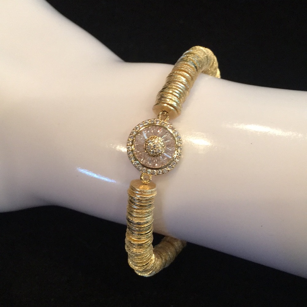 Custom made bling bracelet